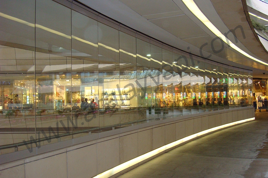 Teknosa Cam Cama Kayar Toplanır Üretimi