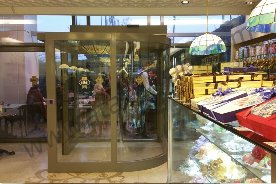 Pelit Pastaneleri Fotoselli Otomatik Döner Kapı