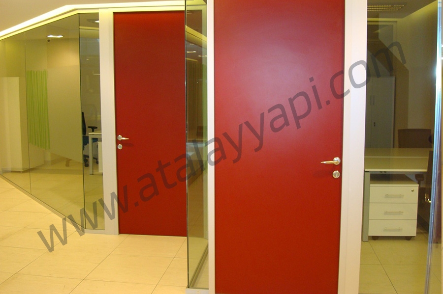 Nart Sigorta Tek Camlı Ofis Bölme Üretimi